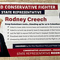 Accused of child sex abuse, Rodney Creech puts Trump on his first campaign mailer
