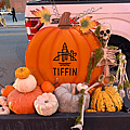 Skeletons, pumpkins and spiderwebs take over downtown Tiffin planters for Halloween