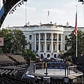 Corporate logos abound on White House grounds in prep for fights by Trump-allied UFC