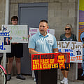 Wood County residents rally against Jon Husted as $800 million Meta data center rises near Bowling Green