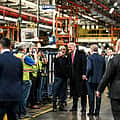 A Ford worker called out Trump. The president flipped him off. Now, he’s been suspended.