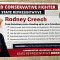Accused of child sex abuse, Rodney Creech puts Trump on his first campaign mailer