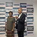 Former U.S. Attorney General attends canvassing event for Democratic Ohio Supreme Court candidates