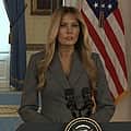 Melania Trump denounces ‘baseless lies’ connecting her to Epstein