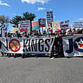 No Kings day rallies roll out across the US, with millions said to attend anti-Trump protests