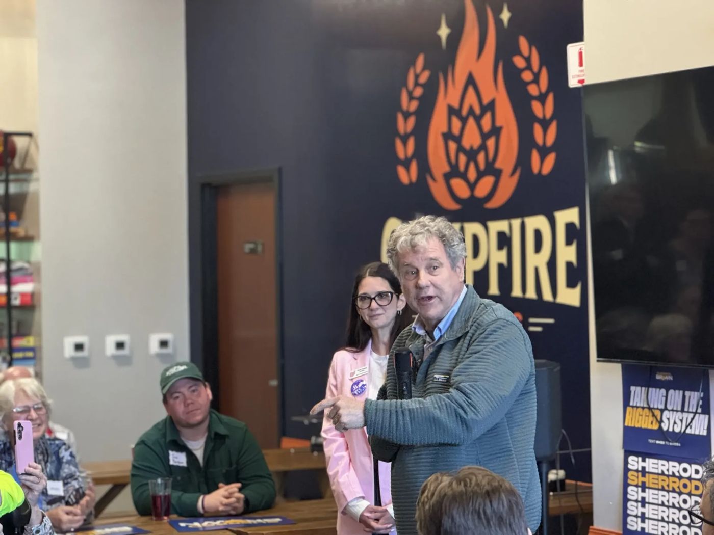 Sherrod Brown reprises an anti-war message in Ohio’s U.S. Senate race