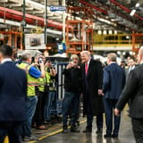 A Ford worker called out Trump. The president flipped him off. Now, he’s been suspended.