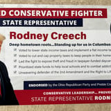 Accused of child sex abuse, Rodney Creech puts Trump on his first campaign mailer