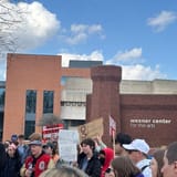 Hundreds of Ohio State University students call on university to remove Wexner name from buildings