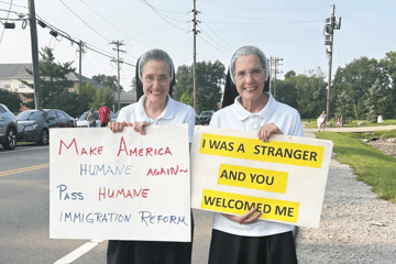 ‘Even the nuns are mad’: Catholic sisters are standing for Haitians outside ICE offices