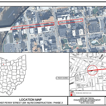Tiffin awarded nearly $1 million for East Perry Street reconstruction