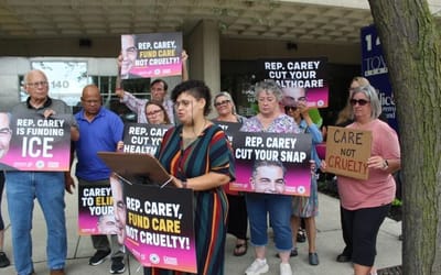 Ohioans criticize Ohio US Rep. Mike Carey for cuts to SNAP, Medicaid, and education