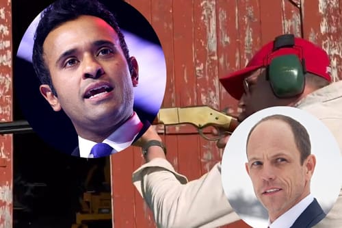 Casey Putsch uses racial slurs against Vivek Ramaswamy in rifle video