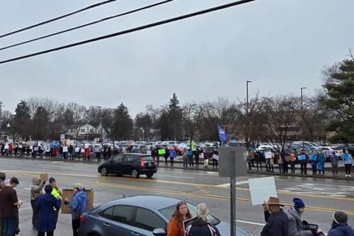 In the wake of ICE shooting, protests in Ohio, preparation for more raids