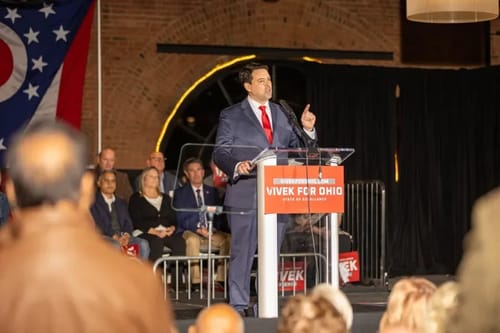 Lobbyists call on Rob McColley while he campaigns as Vivek Ramaswamy’s running mate