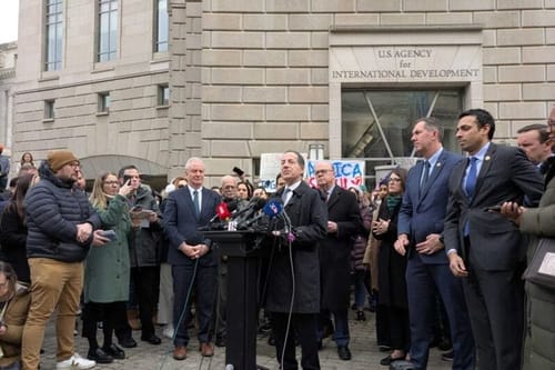 Members of Congress refused entry to USAID agency shuttered by Trump administration
