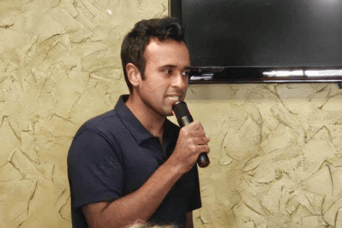 Ramaswamy Tiffin town hall downsized from 450-seat TU venue to 50-seat party room after weeks of promotion