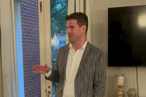 Ohio treasurer candidate Seth Walsh visits Tiffin, pitches investing more state money in Ohio