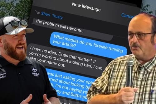 Shuff raised concerns over county website article before publication, text messages show