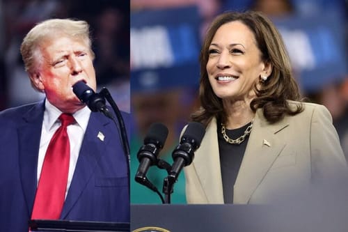 Harris, Trump campaigns scuffle over migrants and abortion bans 7 weeks out from election