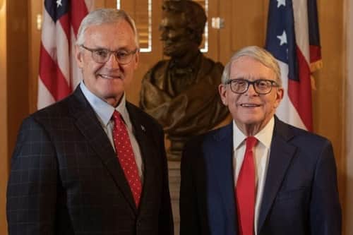 Ohio Gov. Mike DeWine announces former Ohio State coach Jim Tressel as next lieutenant governor