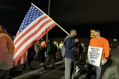 US dockworkers strike over wages and automation in fight that could lead to shortages