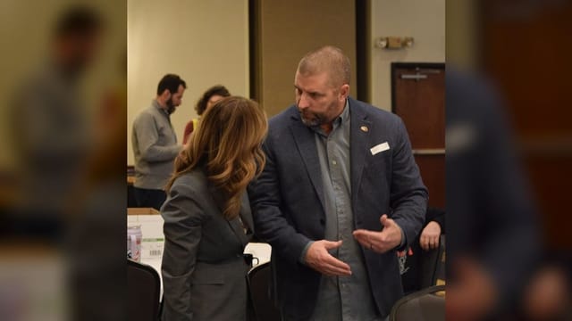 Aaron Jones discusses rural issues at Ohio Farmers Union convention