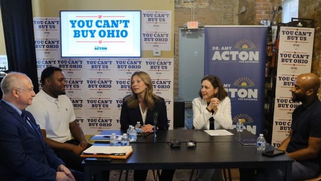 Ohio Democratic candidate for governor Amy Acton unveils anti-corruption agenda
