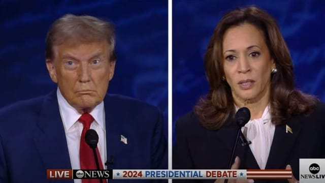 Harris tears into Trump in tense presidential debate