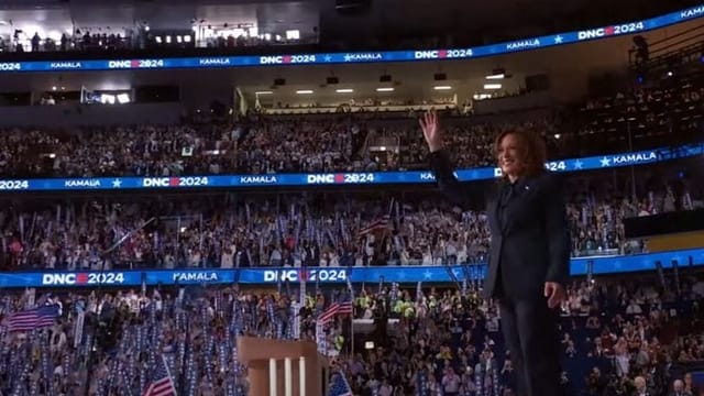 ‘Let’s fight for it’: Harris vows to chart a new way forward, defeat Trump