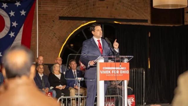Lobbyists call on Rob McColley while he campaigns as Vivek Ramaswamy’s running mate