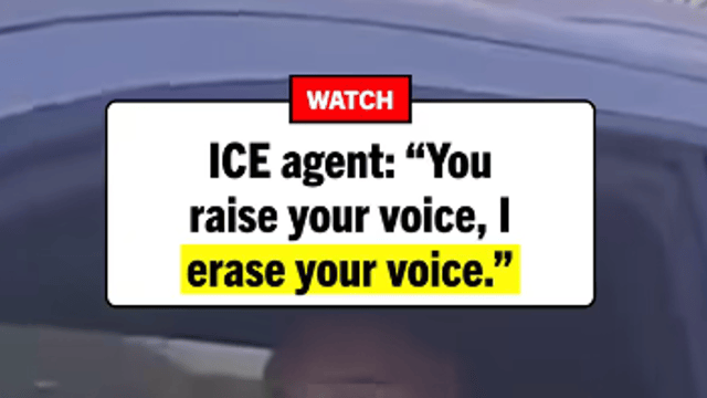 ICE is now threatening American citizens on the streets following the murder of Alex Pretti.