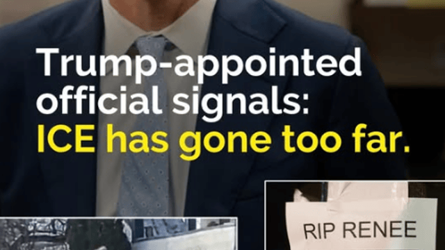 Even Trump's hand-picked prosecutor believes ICE has gone too far.