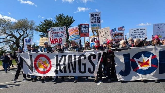 No Kings day rallies roll out across the US, with millions said to attend anti-Trump protests