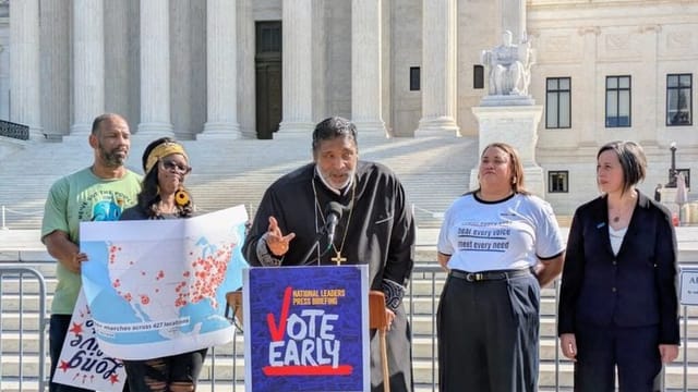 The next act for the No Kings movement: Early voting in the midterms