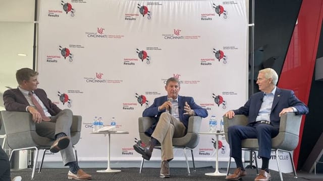 Portman, Manchin make case for bipartisanship in an increasingly polarized Congress