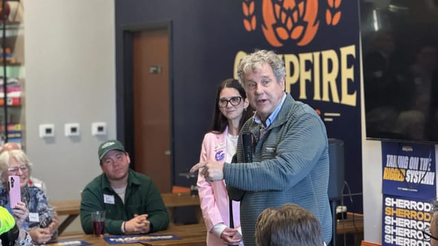 Sherrod Brown reprises an anti-war message in Ohio’s U.S. Senate race