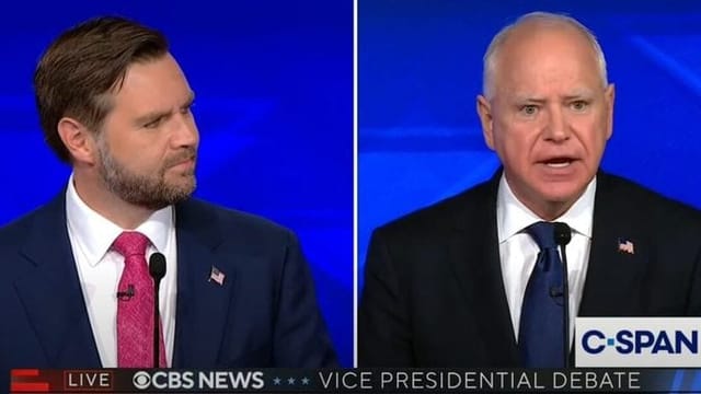 Tim Walz and J.D. Vance tangle in wonky, largely cordial vice presidential debate