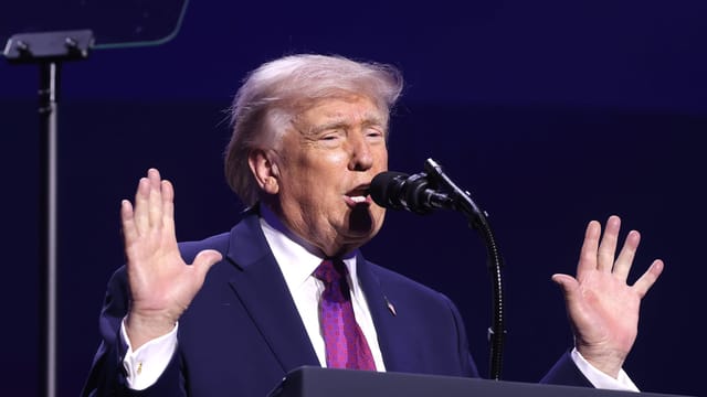 Trump defends massive settlement for ‘great American Patriots’ of Jan. 6, attacks GOP senators