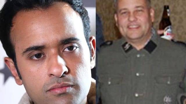 Vivek Ramaswamy silent after taking $500 from Nazi reenactor