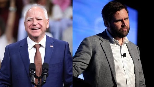 Walz, Vance prep for debate as hurricane politics swirl around presidential campaign