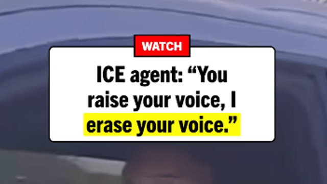 ICE is now threatening American citizens on the streets following the murder of Alex Pretti.