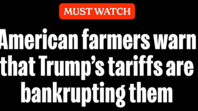 Tariffs are destroying our farmers—and they blame Trump.