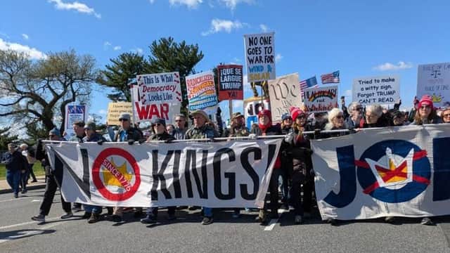 No Kings day rallies roll out across the US, with millions said to attend anti-Trump protests