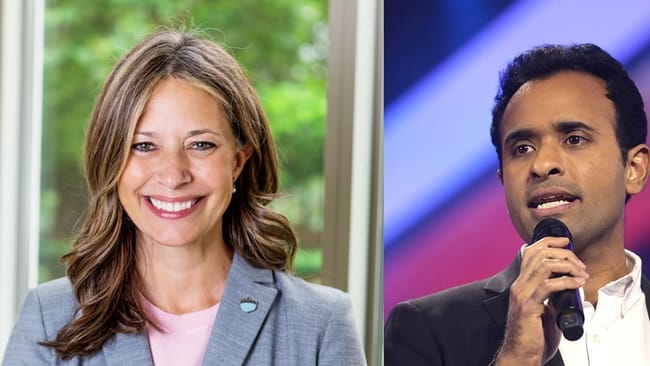 Vivek Ramaswamy mocks Amy Acton for being a childhood sex abuse survivor