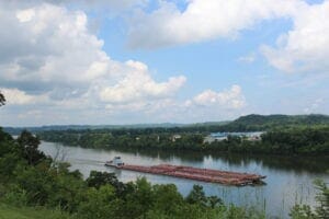 Ohio River The Ohio River on July 7, 2026. (Photo by Megan Henry, Ohio Capital Journal).