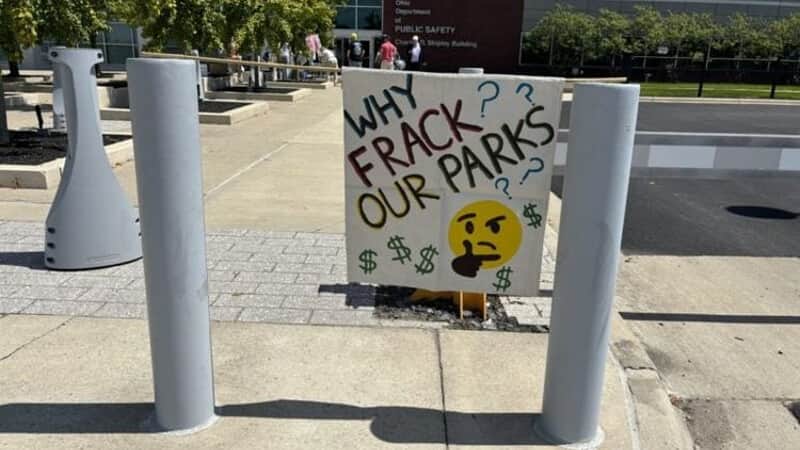 Sixty-two acres of land at Ohio’s Leesville Wildlife Area are one step closer to being fracked