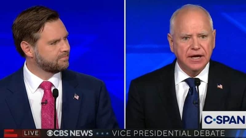 Tim Walz and J.D. Vance tangle in wonky, largely cordial vice presidential debate