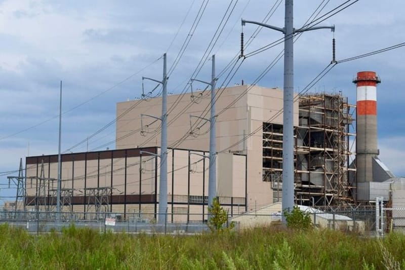 Constellation Energy's Eddystone Generating Station in Delaware County is one of two fossil fuel fired power plants ordered by U.S. Energy Secretary Chris Wright to remain ready to produce electricity beyond their retirement dates. (Photo by Peter Hall/Capital-Star)