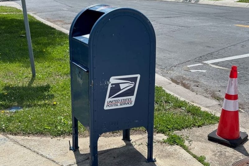 A mailbox in Silver Spring, Maryland. (Photo by Jane Norman/States Newsroom)